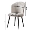 Skye Decor, Rubi - Black, ensemble de chaises (2 pièces), Voir les images du produit 3