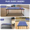 137.2cm/4.5FT Foldable Table Tennis Table,Portable Ping Produktbild-Vorschau 6