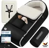MONZANA® Fußsack Kinderwagen & Buggy – Kuscheliger Produktbild-Vorschau 1
