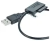 vhbw Slimline SATA II 13 Pin auf USB Adapter Kabel - Produktbild-Vorschau 7
