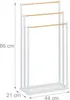 Portasciugamani Relaxdays, A x L x P: 86 x 44 x 21 cm, Anteprima dell’immagine prodotto 4