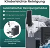 Image shows a slush machine with text explaining its cleaning modes and features. Produktbild-Vorschau