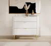 Selsey OVAL - Kommode mit 3 Schubladen, Weiß, 92 cm Produktbild-Vorschau 2