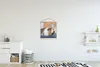 MuchoWow® Textilposter Mini-Meerschweinchen 40x40 cm mit Produktbild-Vorschau 2