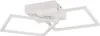 A white modern ceiling light with two intersecting rectangular frames. Náhľad obrázku produktu