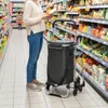 HOMCOM 3-in-1 Einkaufstrolley klappbar mit 40L Kapazität Produktbild-Vorschau 2