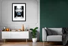 MuchoWow® Gerahmtes Poster Frau - Schmetterling - Blau Produktbild-Vorschau 8