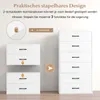 COSTWAY komoda z 2 szufladami, szafka z szufladami z Podgląd zdjęcia produktu 4