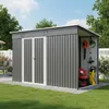GIHAUVIA Metall Geräteschuppen Gerätehaus mit Produktbild-Vorschau 10
