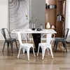 Duhome Chaises de bistrot Chaise en métal Lot de 2 en fer Voir les images du produit 10