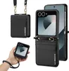 Étui en cuir pour Samsung Galaxy Z Flip 7, avec bandoulière Voir les images du produit 2