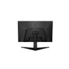 The back of a black computer monitor on a white background. Produktbild-Vorschau