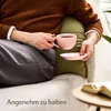 Tazze da cappuccino colorate con piattini - Set di 6 - Anteprima dell’immagine prodotto 6