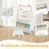 Cavalletto per bambini COSTWAY, lavagna per bambini 4 in 1 Anteprima dell’immagine prodotto 8