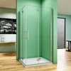 Duschkabine 76X76X185cm Duschabtrennung Dusche Duschwand Produktbild-Vorschau 1