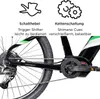 Vélo électrique Zündapp X900, VTT 27,5 pouces, noir Voir les images du produit 7