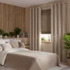 VELVI Tagesdecke 220x240cm - dunkles Creme mit Produktbild-Vorschau 3