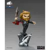A collectible figurine of Thor from Avengers: Endgame, standing on a rocky base with debris. Náhled obrázku produktu