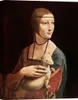 Umělecký tisk na plátně - Leonardo da Vinci, Dáma s erminem Náhled obrázku produktu 1