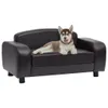 vidaXL Canapé pour chien marron 80x50x40 cm en similicuir - Voir les images du produit 15