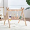 Holz Baby Spielbogen – Baby-Gym aus Kiefernholz mit 5 Produktbild-Vorschau 6