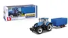 Bburago 1:32 Farm Traktor New Holland s vlečkou na seno Produktbild-Vorschau 4