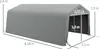 Outsunny Tente garage carport 6,2 x 3,3 x 2,4 m, 2 Voir les images du produit 3