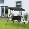 Outsunny Hollywoodschaukel 2-Sitzer Gartenschaukel Produktbild-Vorschau 2