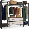 Porte-vêtements métallique pour charges lourdes, 150 x 40 x Voir les images du produit 1