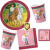 Bibi Und Tina Party-Set 36tlg. für 8 Kinder : Teller Becher Produktbild-Vorschau 1