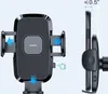 A product image showing a car phone holder from two different angles, with arrows indicating how it expands and contracts. Náhled obrázku produktu