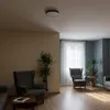 A living room with chairs and plants. Podgląd zdjęcia produktu
