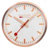 Mondaine wandklok A995.CLOCK.17SBK, roze gouden Productafbeelding-voorbeeld 1