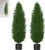 XMTECH Umelé cyprusy v kvetináči 150 cm sada 2 ks - odolné Náhľad obrázku produktu 1