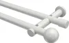 Interdeco Gardinenstange / Vorhangstange Weiß, Typ Platon Produktbild-Vorschau 1