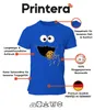 Keksmonster, grappig T-shirt voor heren, met afbeelding van Productafbeelding-voorbeeld 4