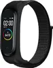 Strap-it Xiaomi Mi Band 5 Armband Nylon (Schwarz) Produktbild-Vorschau 1