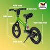 Rennmeister Draisienne pour enfants Hauteur réglable Frein Voir les images du produit 2