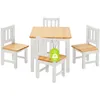 BOMI® Kindersitzgruppe mit 4 Stühlen aus Massiv Holz für Produktbild-Vorschau 1