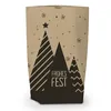 itenga Geschenktüte Frohes Fest 17x26cm braun schwarz - 50 Produktbild-Vorschau 3