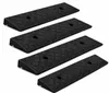 4 rampe di accesso 50x22x4 cm – Rampa in plastica nera per Anteprima dell’immagine prodotto 1