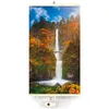 A wall-mounted infrared heater with a scenic waterfall motif. Produktbild-Vorschau
