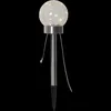 A solar-powered garden stake light with a cracked glass orb containing LED lights. Produktbild-Vorschau