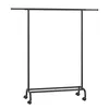 A black garment rack on wheels, shown against a white background. Náhled obrázku produktu