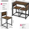 tectake® Sitzgruppe Milton 3-teilig Industrial Style Produktbild-Vorschau 5