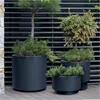Pot de fleurs avec insert HEOSO anthracite 46,8 cm Voir les images du produit 8