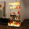 Vitrine en verre Stand vitrine, 4 couches de verre vitrine Voir les images du produit 8