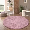 Tapis à poils longs Rond Salon Shaggy Fourrure synthétique Voir les images du produit 6