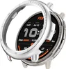 A silver watch case protector is shown over a smartwatch display. Náhled obrázku produktu