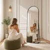 Specchio a figura intera UnboxG, 177x77 cm, nero, con Anteprima dell’immagine prodotto 5